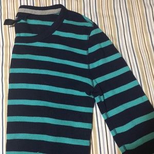 Women’s striped long sleeve tee shirt